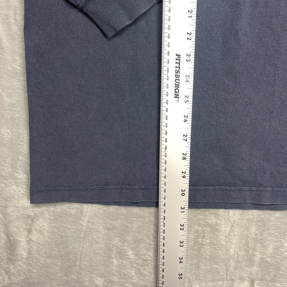 Carhartt Pocket T-Shirt Mens XL Blue Original Fit Crew Neck Long Sleeve Pullover - Picture 6 of 7